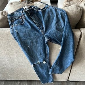 Skinny high rise jeans